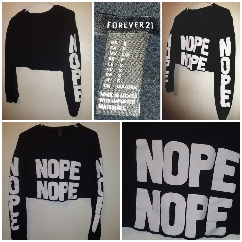 🎄SALE! Forever 21- Half Top, Sweater Design!